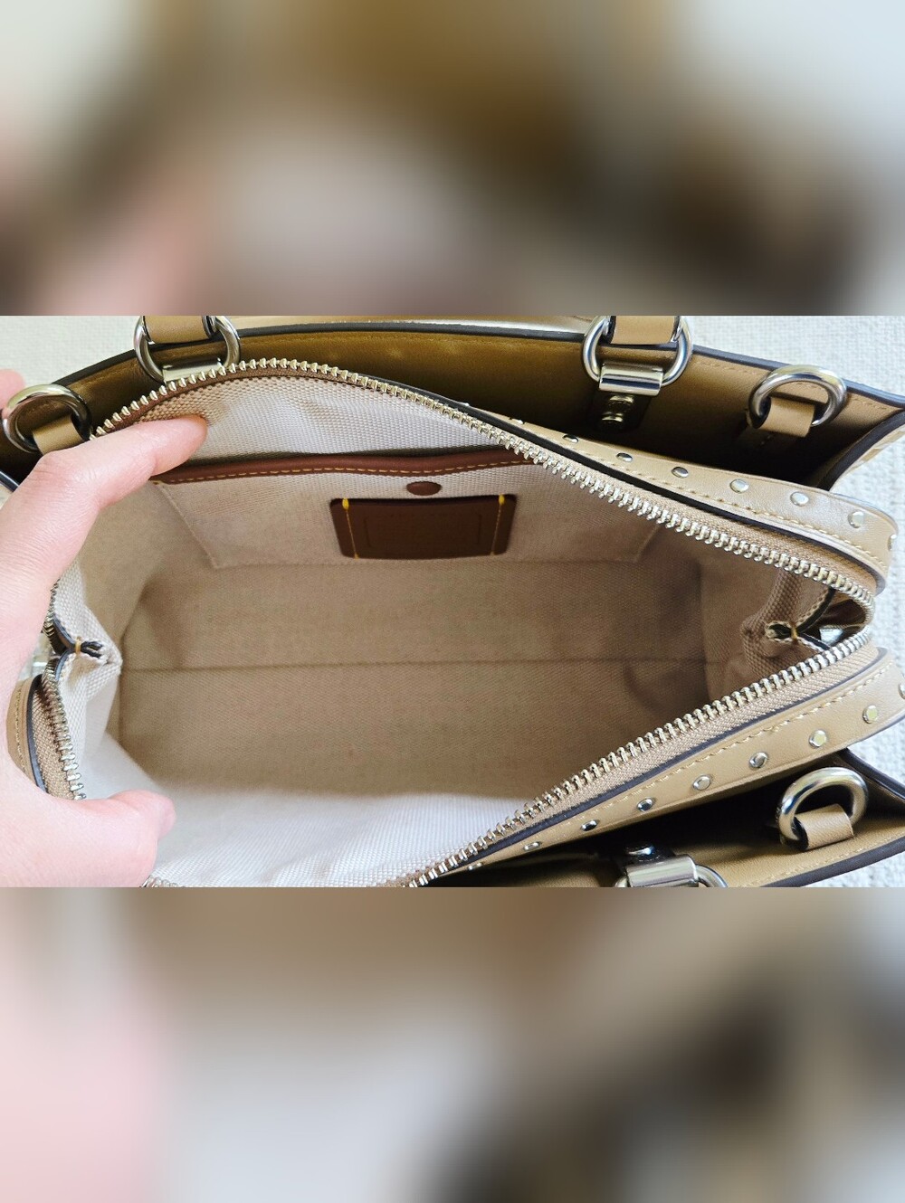 Coach Peanut Suede Rogue 26 - Picture 8 of 13